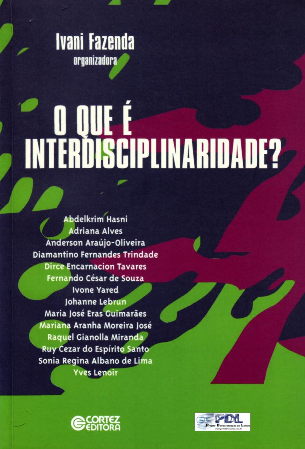 O que é Interdisciplinaridade?