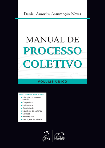 Manual de processo coletivo. Volume único.