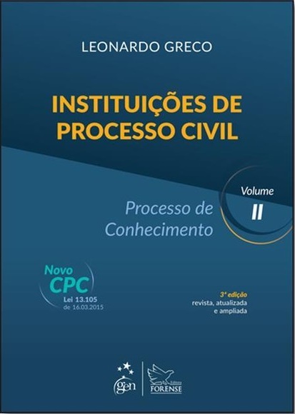 Instituições de Processo Civil, volume II: processo de conhecimento