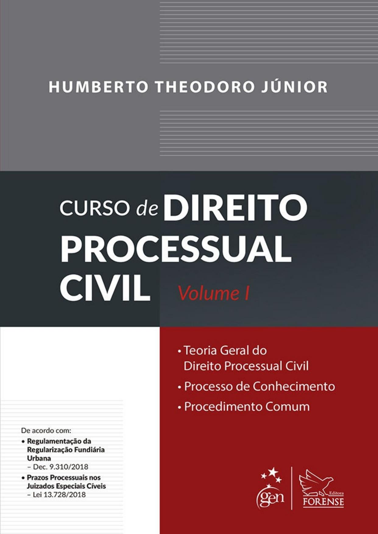 Curso de Direito Processual Civil - Vol. I