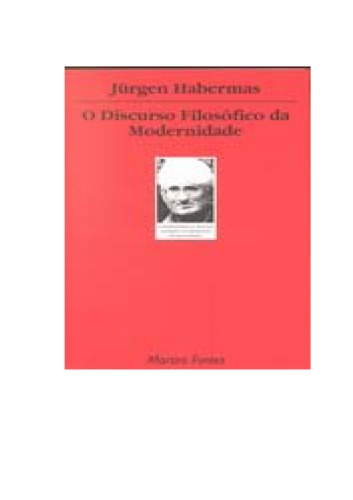 O discurso filosófico da modernidade : (doze lições)