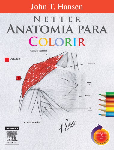 Netter Anatomia para Colorir 1ª Edição