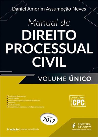 Manual De Direito Processual Civil: Volume Único