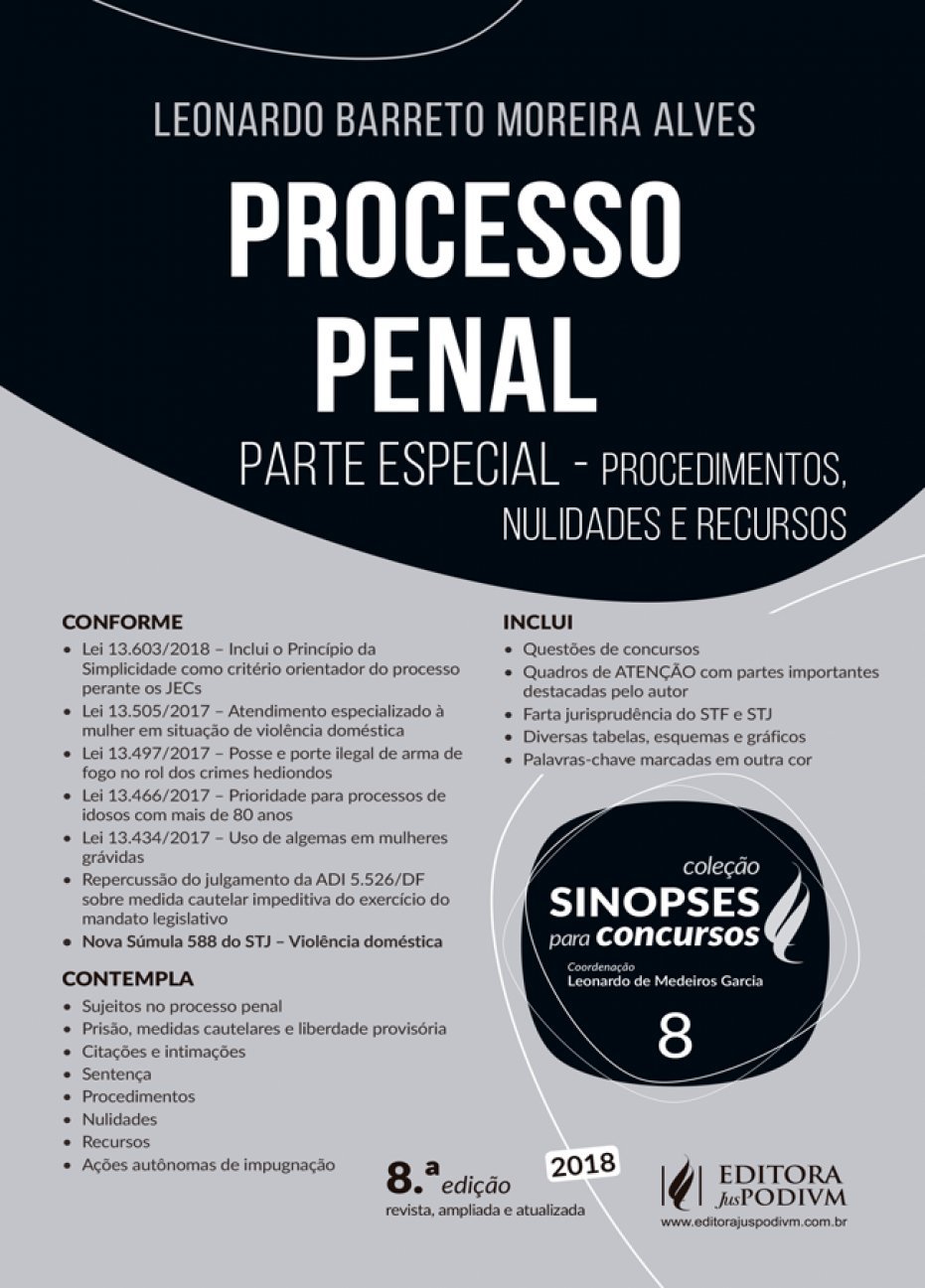 Processo Penal: Parte Especial