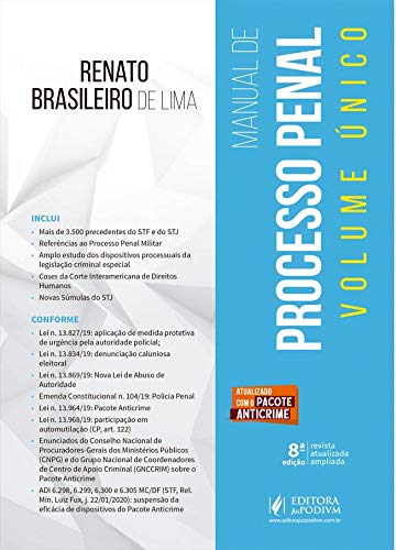 Manual de Processo Penal: volume único