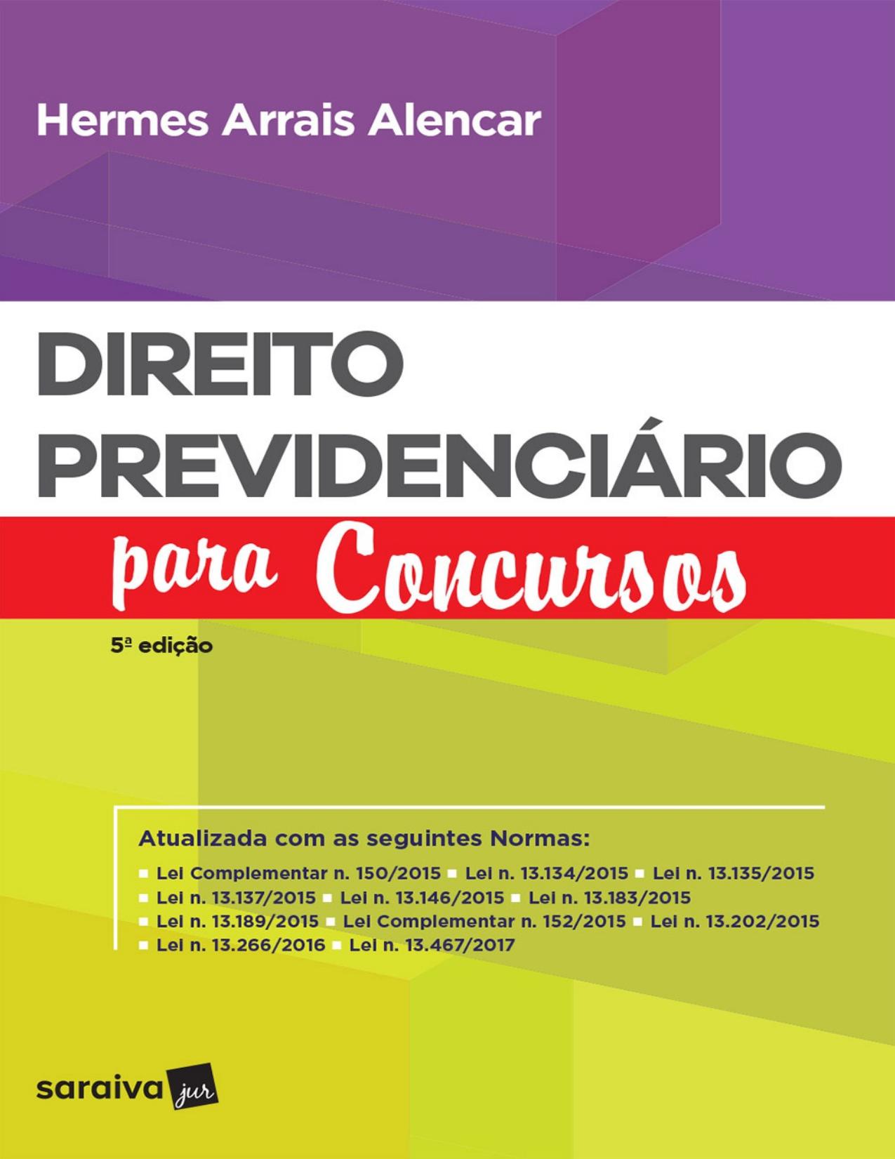 Direito previdenciário para concursos - 5ed