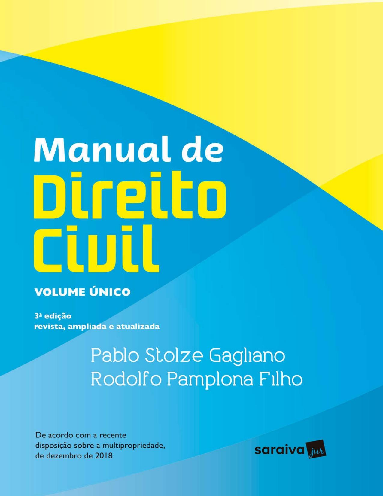 Manual de Direito Civil Volume Único