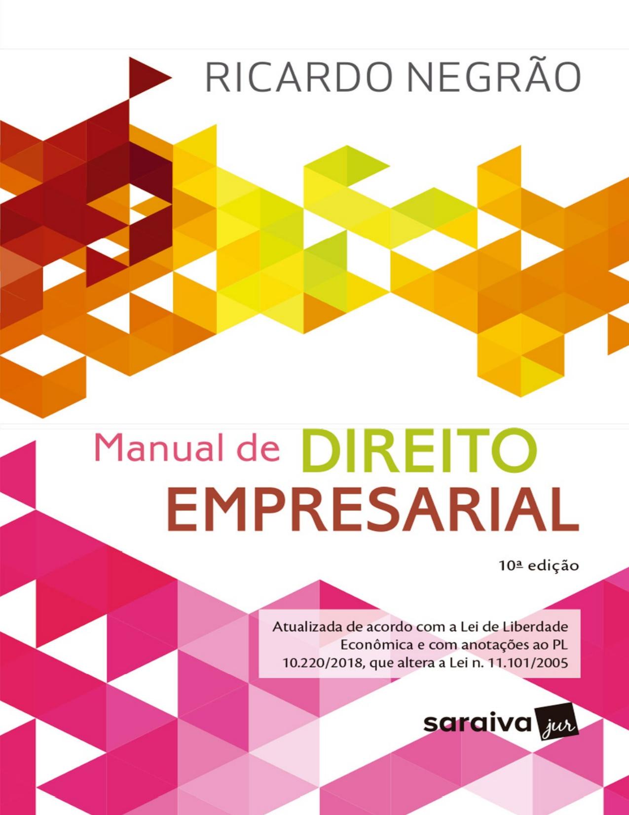 Manual de direito empresarial