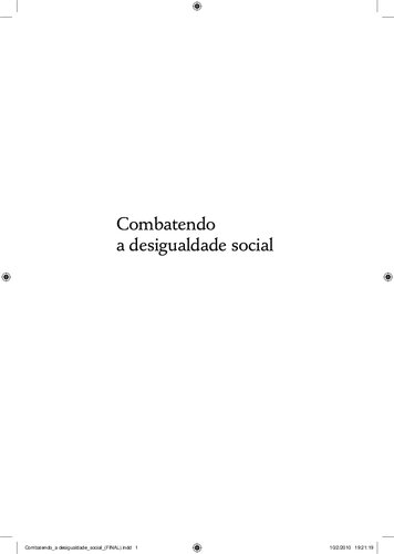 Combatendo a desigualdade social : o MST e a reforma agrária no Brasil