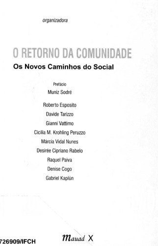 O Retorno Da Comunidade