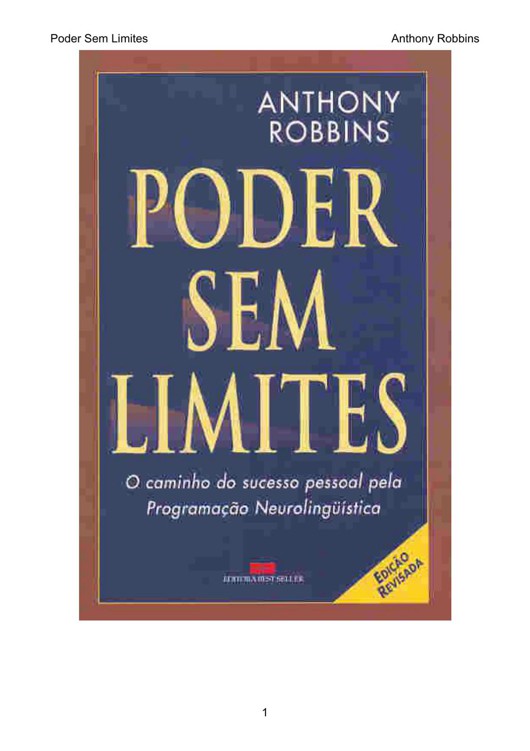 Poder Sem Limites (Em Portuguese do Brasil)