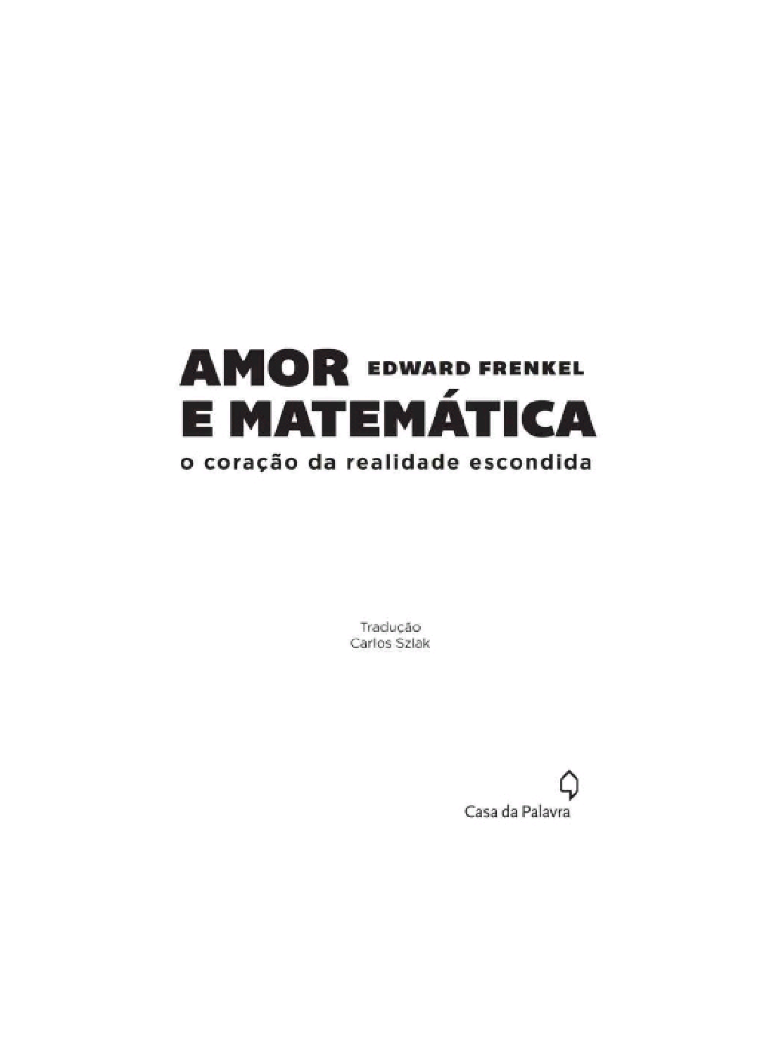 Amor e Matemática