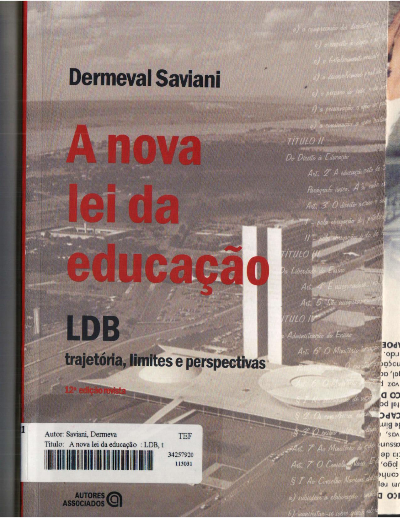 A Nova Lei Da Educação