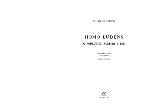 Homo Ludens