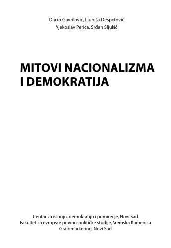 Mitovi nacionalizma i demokratija