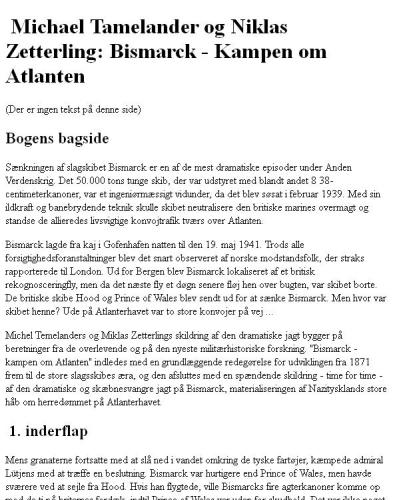 Bismarck : kampen om atlanten