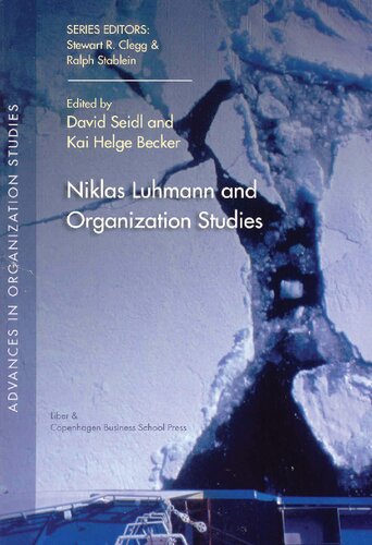 Niklas Luhmann and organization studies