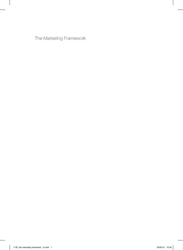The marketing framework