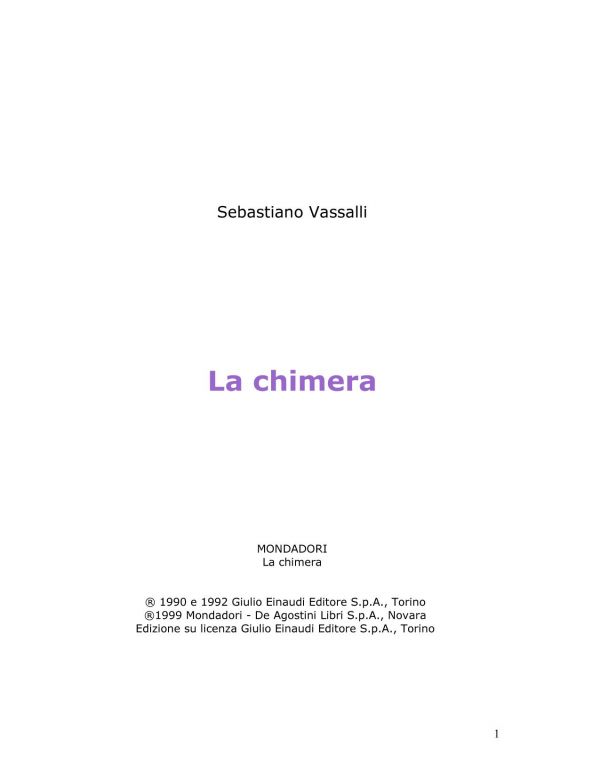 Einaudi: La Chimera (Italian Edition)