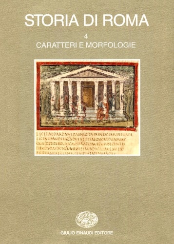 Storia di Roma. 4.Caratteri e morfologie