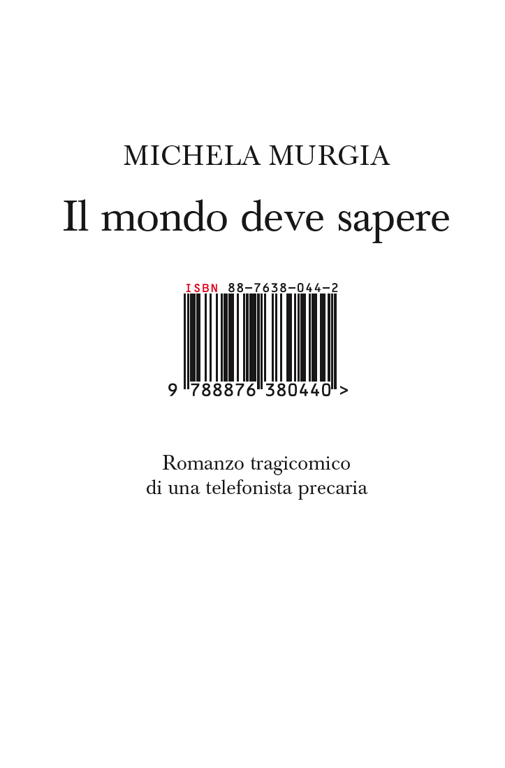 Il mondo deve sapere