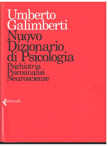 Nuovo Dizionario di Psicologia