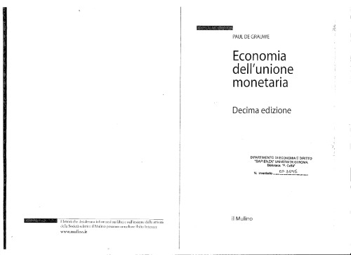 Economia dell'unione monetaria