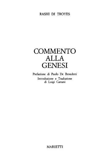 Commento alla Genesi