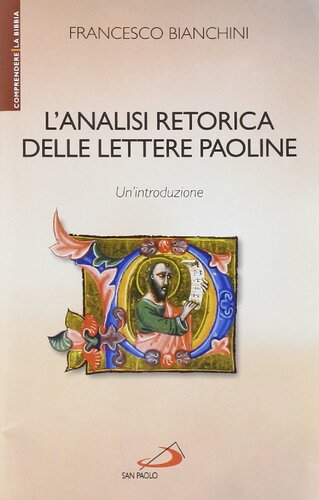 L'analisi retorica delle letttere paoline : un íntroduzione