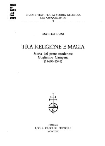 Tra Religione E Magia