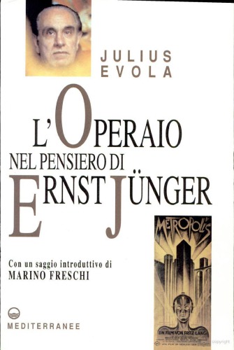 L'«Operaio» nel pensiero di Ernst Jünger