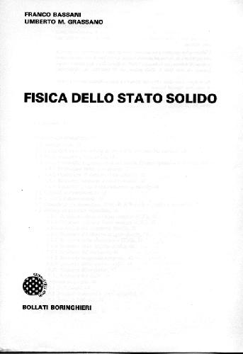 Fisica Dello Stato Solido