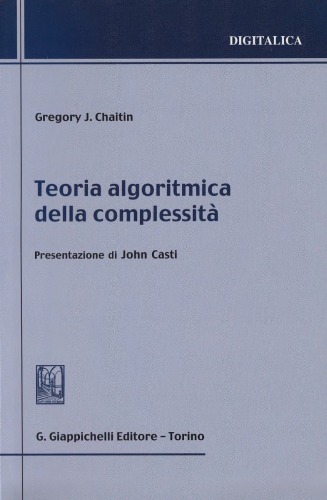 Teoria algoritmica della complessità