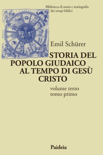 Storia del popolo giudaico al tempo di Gesù Cristo (175 a. C.-135 d. C.). 3.1