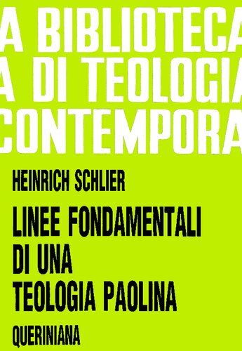 Linee fondamentali di una teologia paolina