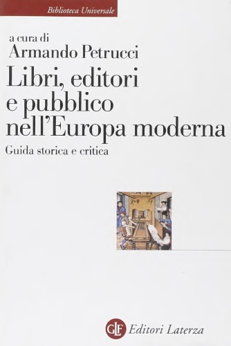 Libri, editori e pubblico nell'Europa moderna