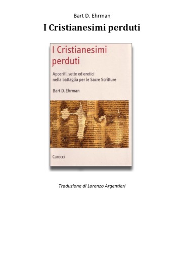 I Cristianesimi perduti