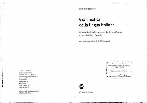 Grammatica della lingua italiana