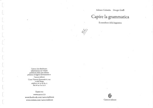 Capire la grammatica