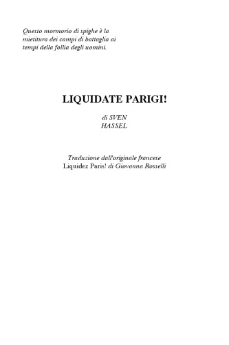 Liquidate Parigi