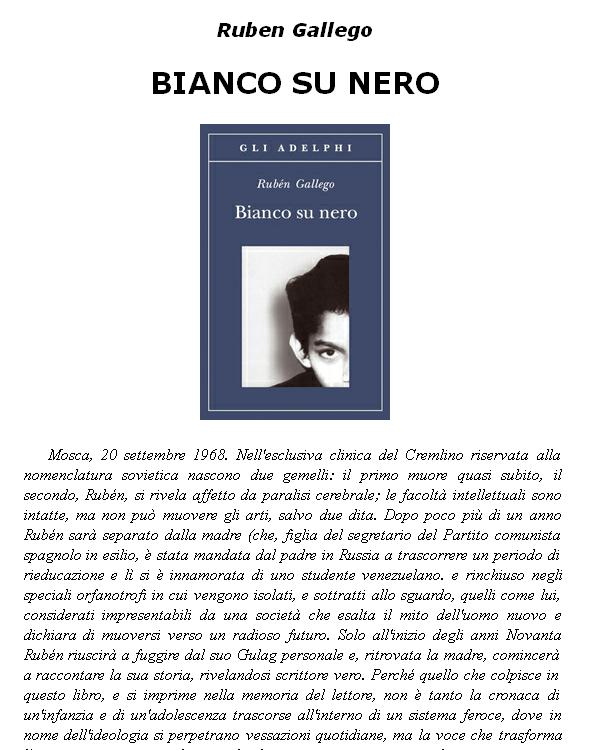 Bianco su nero