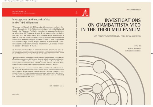 Investigations on Giambattista Vico in the third millennium : new perspectives from Brazil, Italy, Japan and Russia