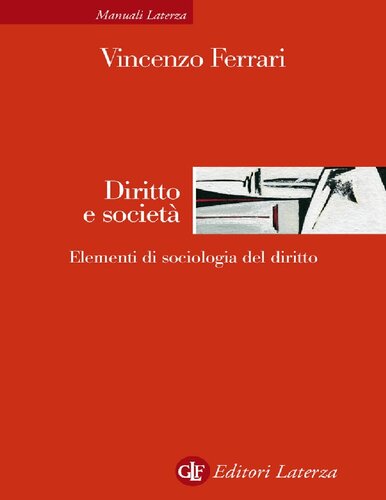 Diritto e società : elementi di sociologia del diritto