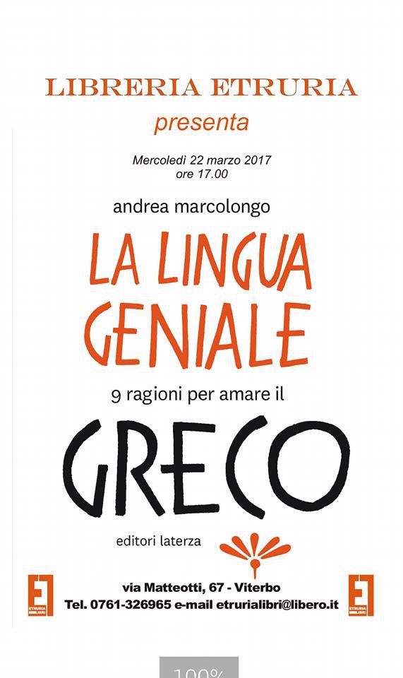 La lingua geniale. 9 ragioni per amare il greco