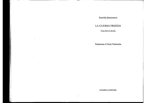 La guerra fredda : una breve storia