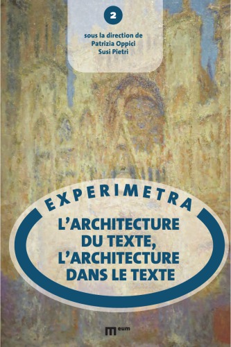 L'architecture du texte, l'architecture dans le texte