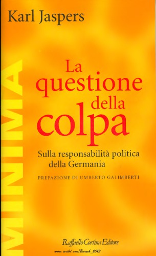 La questione della colpa