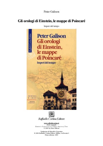 Gli orologi di Einstein, la mappe di Poincaré