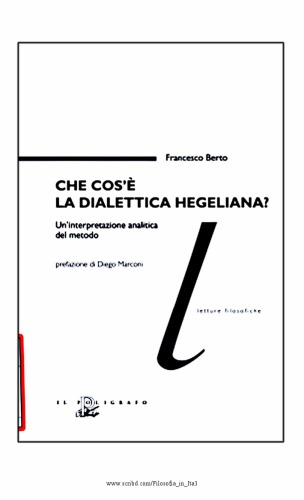 Che cos'è la dialettica hegeliana?