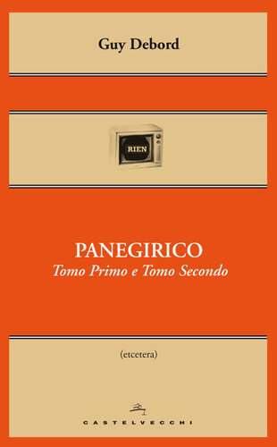 Panegirico. Tomo Primo e Tomo Secondo